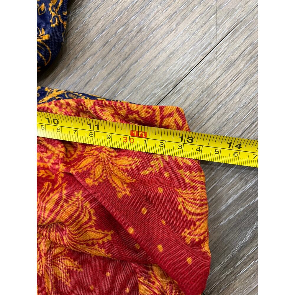 Farm Rio Knotted Cutout Maxi Dress Small Printed Jersey Colorblock - Picture 8 of 12